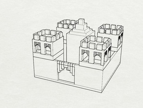 casella di castelli sabbia La stampa 3d buildacastle 3d print model - Mito3D