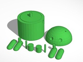 android parts robotics 3d print model - Mito3D