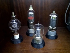 vacuum tube stands organization display stand 3d print model - Mito3D