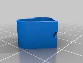 heart filament cleaner 3d printer accessories case dust remover filter 3d print model - Mito3D
