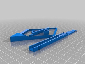 modelo de gundam stand fortalecer fijo extender tamaño del clip bricolaje pie 3d print model - Mito3D