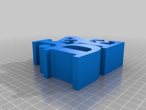 jade palabra cosa las esculturas personalizado 3d print model - Mito3D