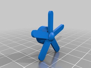 ceiling fan blade speed pull decor 3d print model - Mito3D