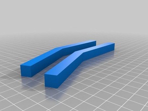 10x10 bar - 225 degree extended top slanted bars prusa i3 spool holder 3d printing acrylic case filament 3d print model - Mito3D