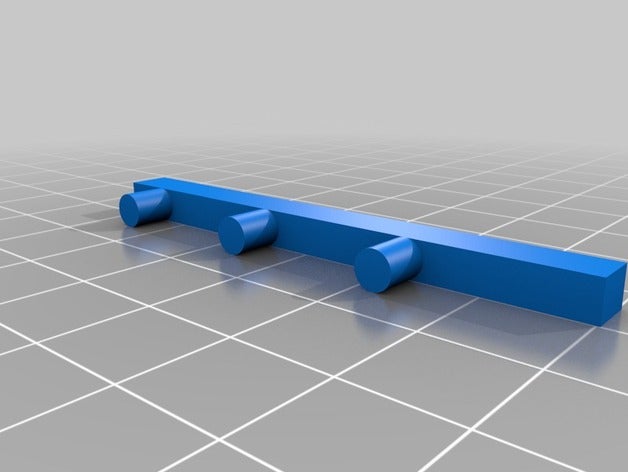 pegboard 18mm pezzo di prova il fai da te 3D print model - Mito3D