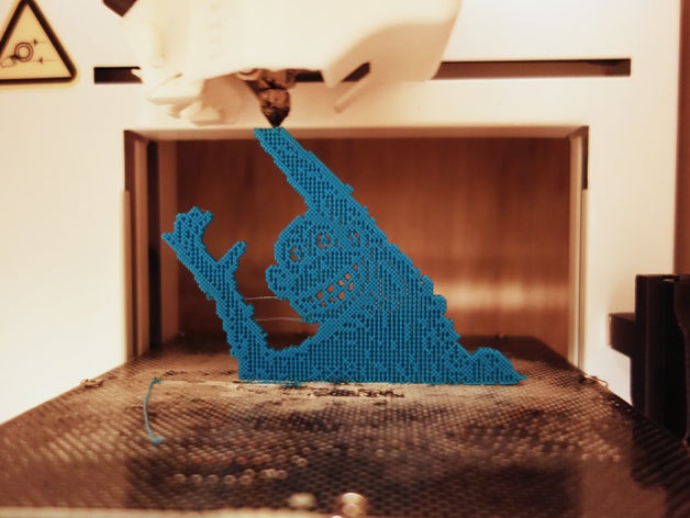 malha de macaco animais 3D print model - Mito3D