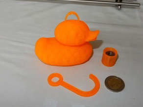 fishing duck toys & games float 3d print model - Mito3D