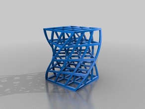 struttura a spirale matematica arte 3d print model - Mito3D