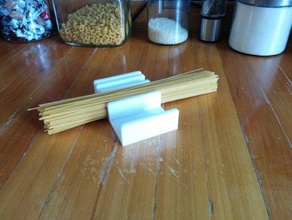 spaghetti servings tool kitchen & dining measurement pasta serving 3d print model - Mito3D
