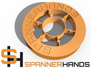 spannerhands mini spool holding your filament samples 3d printer accessories 3d print model - Mito3D