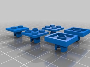 lego el cuello de la articulación juguetes construcción rótula 3d print model - Mito3D