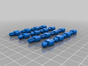 short ball joints sockets construction toys joint lego socket 3d print model - Mito3D