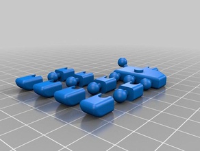 lego le mani mark 2, 3 costruzione di giocattoli mano 3d print model - Mito3D
