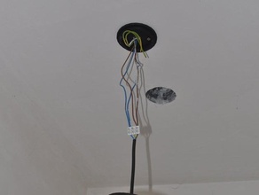 Decke Lampe Leuchte Dekor elektrische - Befestigung 3d print model - Mito3D