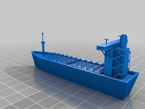 barge Modell schwebt Fahrzeuge Boot Bootfahren Boote Spielzeug 3d print model - Mito3D