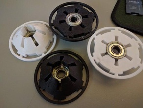 star wars imperial logo universal filament spool hub 3d printer accessories 3d print model - Mito3D