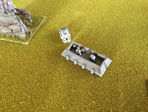 star wars x-wing imperial de infantería bunker juguetes y accesorios juego 6mm 3d print model - Mito3D