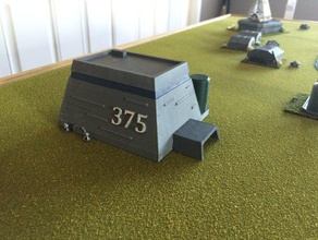 star wars x-wing imperial Reaktor 375 Spielzeug & game Zubehör 6mm 3d print model - Mito3D