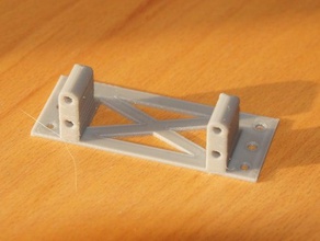 servohalterung servomount le bricolage servo mount 3d print model - Mito3D