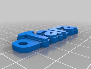 tara keychain2 organización personalizado 3d print model - Mito3D