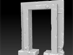 kapı apollon Tapınağı binalar ve yapılar antik Yunan kapısı seetheworld tapınak 3d print model - Mito3D