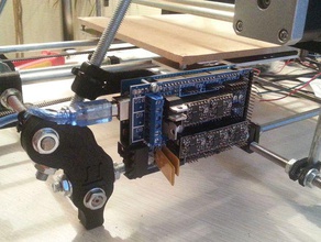 ramps mounting plate prusa i2 3d printer parts mendel 3d print model - Mito3D