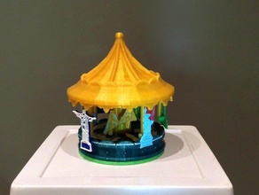 hello wonders merry go round buildings & structures 3d printing seetheworld seven toysinbox 3d print model - Mito3D