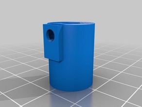 parametric flexible coupling 5mm 6mm 3d printer parts customized 3d print model - Mito3D