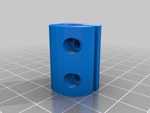 slider axis coupler 5mm 6mm parts customized 3d print model - Mito3D