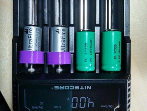 cr2 batería recargable adaptador partes el cr123a 3d print model - Mito3D