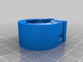 kossel mini 3mm extruder rp 1 8th bowden push fit 3d printer parts 3d print model - Mito3D