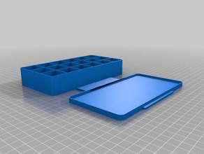small things box 2 containers customized 3d print model - Mito3D