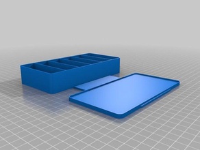 lure box containers customized 3d print model - Mito3D