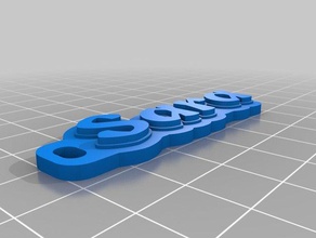 s sara organização personalizado 3d print model - Mito3D