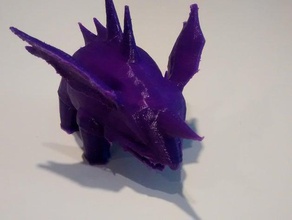 nidorino Kreaturen pokemon 3d print model - Mito3D