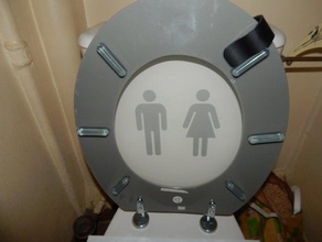 pince verser des toilettes ménage siège de toilette wc 3d print model - Mito3D