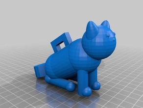 kitty Bleistift-Halter 3d-drucken 3d print model - Mito3D