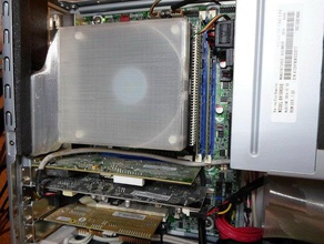 100mm cpu fan airflow optimizer slim pc computer 3d print model - Mito3D