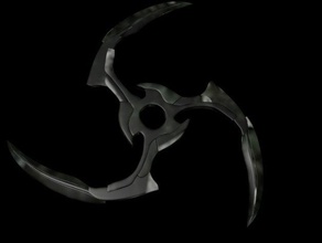 high-poly glaive 3d printing 3dmodel costume prop dark sector throwing star video game weapon 3d print model - Mito3D