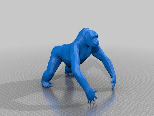 gorilla models 3D print model - Mito3D