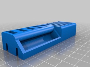 my customized usb stick sd card holder v2 b organization 3d print model - Mito3D