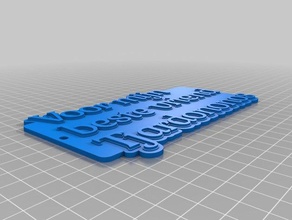 voor tjardo organización personalizado 3d print model - Mito3D