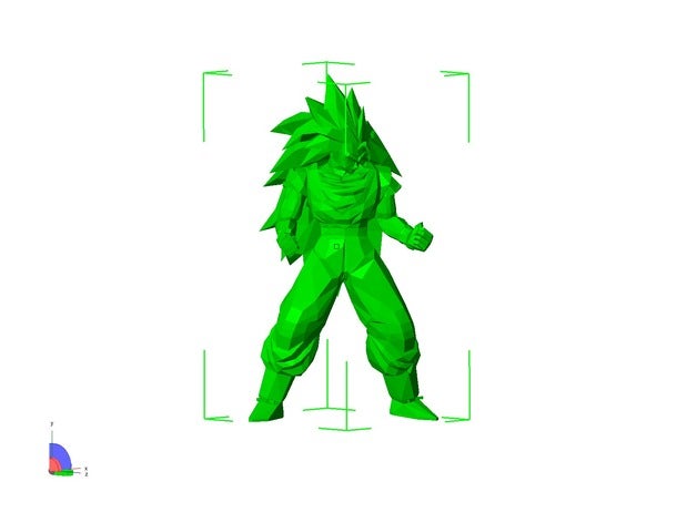 goku modelleri 3D print model - Mito3D