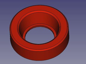 anti-perdita di anello paracolpi in gomma usata moto top case rack givi automotive portapacchi 3d print model - Mito3D
