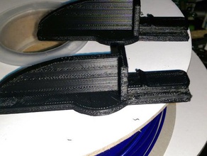 caixa de ventilador pé peças substituição fã pés peça 3d print model - Mito3D
