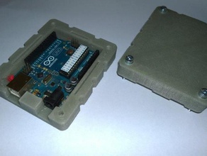 arduino uno disco rígido caso v1 eletrônica o r3 3d print model - Mito3D