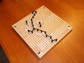 makerboard Spiel 1 twixt reversi mehr gehen Spiele Brett-Spiel - Strategie tabletop tabletop-Spiel Taktik zwei Spieler-Spiel 3d print model - Mito3D