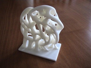 knot vortex sculptures abstract art artistic growth high resolution modo organic ornament ornaments 3d print model - Mito3D