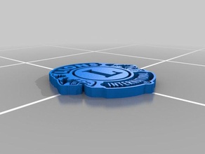 lions logo 3d printing tests 3d print model - Mito3D
