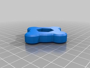 il mio personalizzato parametrico a mano la manopola parti su misura 3d print model - Mito3D